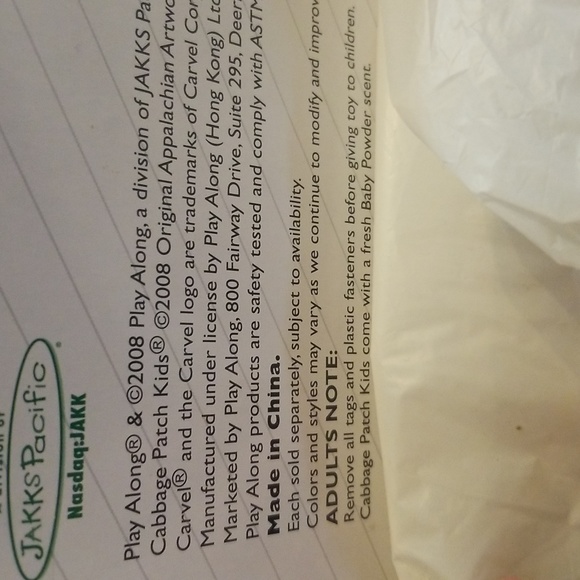 Cabbage patch kids sailor boy 2008 new in box 25th anniversary limited edition - Picture 7 of 7